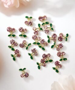 DIJES CEREZAS DE METAL ROSADAS- INS3161