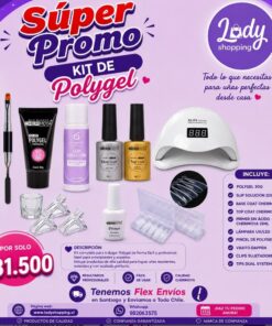 KIT PARA UÑAS POLYGEL CHERIMOYA - INS330