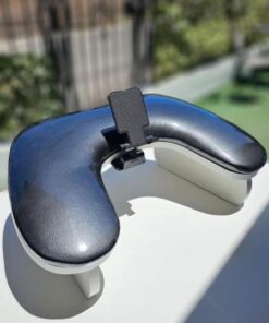 POSA MANOS ANATOMICO CON PORTA CELULAR (PLASTIFICADO) COLOR NEGRO- INS430