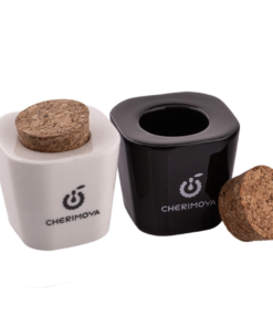 VASO/DAPPEN DE CERAMICA GRANDE CON TAPA DE CORCHO - BH017036