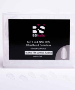 BSnails Tips Soft Gel 500 pcs- ALMOND- INS5001