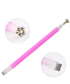 IMAN PARA ESMALTES OJO DE GATO TIPO FLOR- INS3102