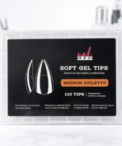 NAIL PRO TIPS SOFT GEL MEDIUM STILETTO10UNID  - INS1099