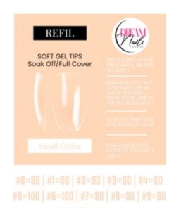 UÑAS SOFT GEL SMALL COFFIN DREAM NAILS -INS1228