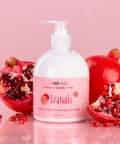 CREMA DE MANOS Y PIES GO NAILS POMEGRANATE 500ML-INS1235
