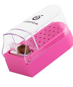 ORGANIZADOR DE FRESAS + CEPILLO LIMPIADOR DE FRESAS (PORTA FRESAS) - INS984