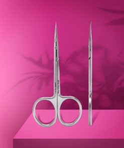 Staleks Expert 13/3 “Zurda” – Tijera para Cutículas (Punta de Gancho)- INS1279