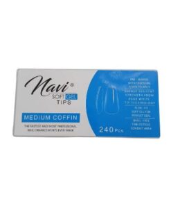 UÑAS SOFT GEL NAVI MEDIUM COFFIN  - INS1309