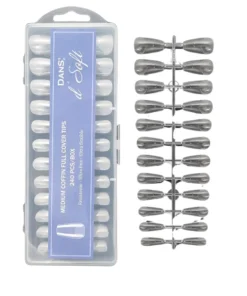 240 UÑAS SOFT GEL DANS MEDIUM COFFIN - INS1803