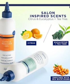 REMOVEDOR DE CUTICULAS EN GEL BLUE CROSS CITRUS Y ECUCALYPTUS + TEA  TREE 237ML - INS2012