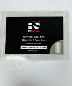 BSnails Tips Soft Gel - SQUARE 504 PCS- INS5003