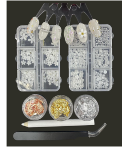 SET DE DECORACIONES CON LAPIZ DE CERA Y PINZA - MS - 24