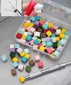 PACK DE 100 MINI ESPONJAS PARA DIFUMINAR + PINZA - BH018049