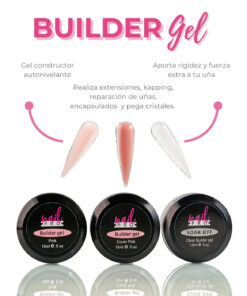 NAIL PRO BUILDER GEL 15ML -PINK - INS1105P