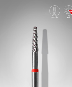 Fresa de Carburo “Detalle” 2,3mm Roja Staleks Pro -  INS2572