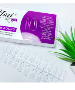 240 UÑAS SOFT GEL NAVI MEDIUM ROUND (OVAL) - INS2845