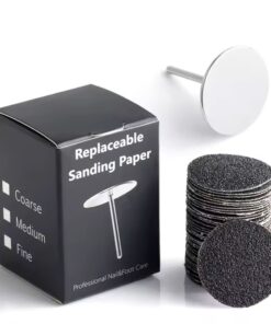 PACK DE FRESA PARA DUREZA DE PIES 25MM (PODODISC) + 50 LIJAS DE REPUESTO GRAMO 180 - INS3141