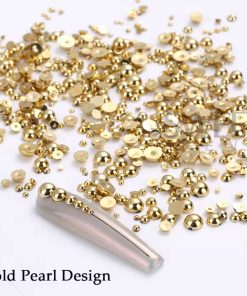 SOBRE DE PERLAS DORADAS - INS4108