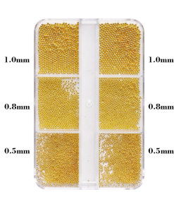 CAVIAR / BALINES SURTIDOS DORADOS- INS3191