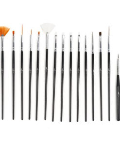 SET 15 PINCELES NAIL ART NAIL PRO - INS4554
