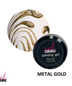 NAIL PRO GEL PAINT  - METAL GOLD  10gr INS-4557