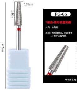 FRESA CONO DIAMANTADA ROJA - INS4835