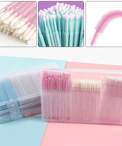 CAJA DE INSUMOS PARA LIFTING Y EXTENSIONES DE PESTAÑAS ( GOUPILLONES  / MICROLIPS / MICROAPLICADORES ) - REF 13370