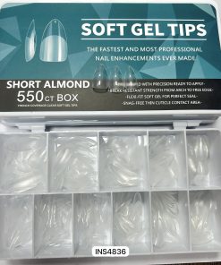 550 UÑAS SOFT GEL SHORT ALMOND - INS4836