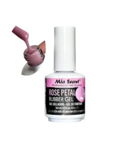 RUBBER TOP GEL ROSE PETAL 15ML MIA SECRET - INS4881