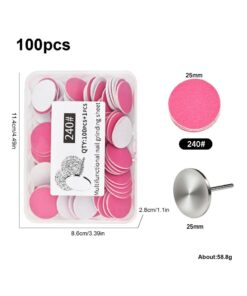 PACK DE FRESA PARA DUREZA DE PIES (PODODISC) + 100 LIJAS DE REPUESTO - INS4657