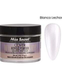 POLVO ACRILICO COVER WHITE PEONY (BLANCO TRASLUCIDO) 59g MIA SECRET - INS4623