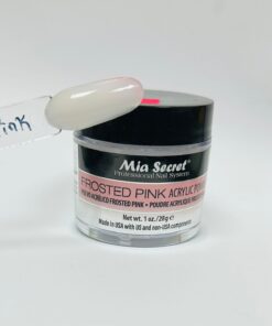 POLVO ACRILICO FROSTED PINK (BLANCO TRASLUCIDO) 28g MIA SECRET - INS4502