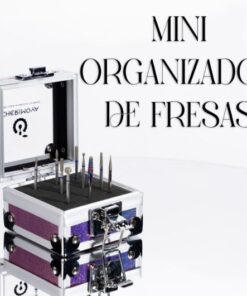 CAJA TIPO COFRE ORGANIZADOR DE FRESAS PARA MANICURE - BH003393