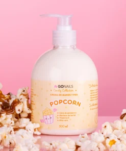 CREMA DE MANOS Y PIES GO NAILS POP CORN 500ML-INS3177