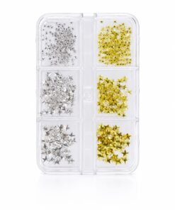PACK DE  ESTRELLAS PLATEADAS Y DORADAS MIXTAS INS5408