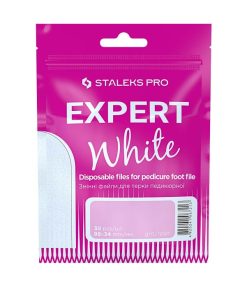 Lima Pedicure Adhesiva Reemplazable Expert 10 White GRAM # 100 -INS5869