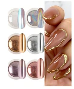 SET DE 6 EFECTOS ESPEJO AURORA Y HOLOGRAFICO – INS5872