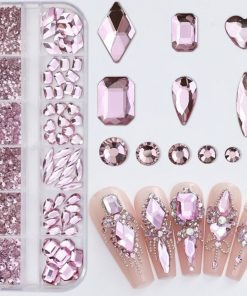 PACK DE CRISTALES MIXTOS ROSA - INS5844