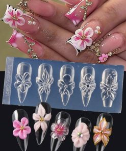MOLDE DE SILICONA PARA FLORES 3D - INS5859