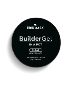 BIUILDER GEL PINK MASK CLEAR EN POTE 30ML- INS5742